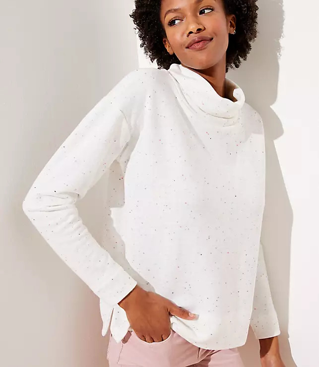 Funnel Neck Sweatshirt | LOFT | LOFT