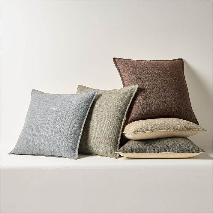 Channeled Weave Pillow Cover | West Elm (US)