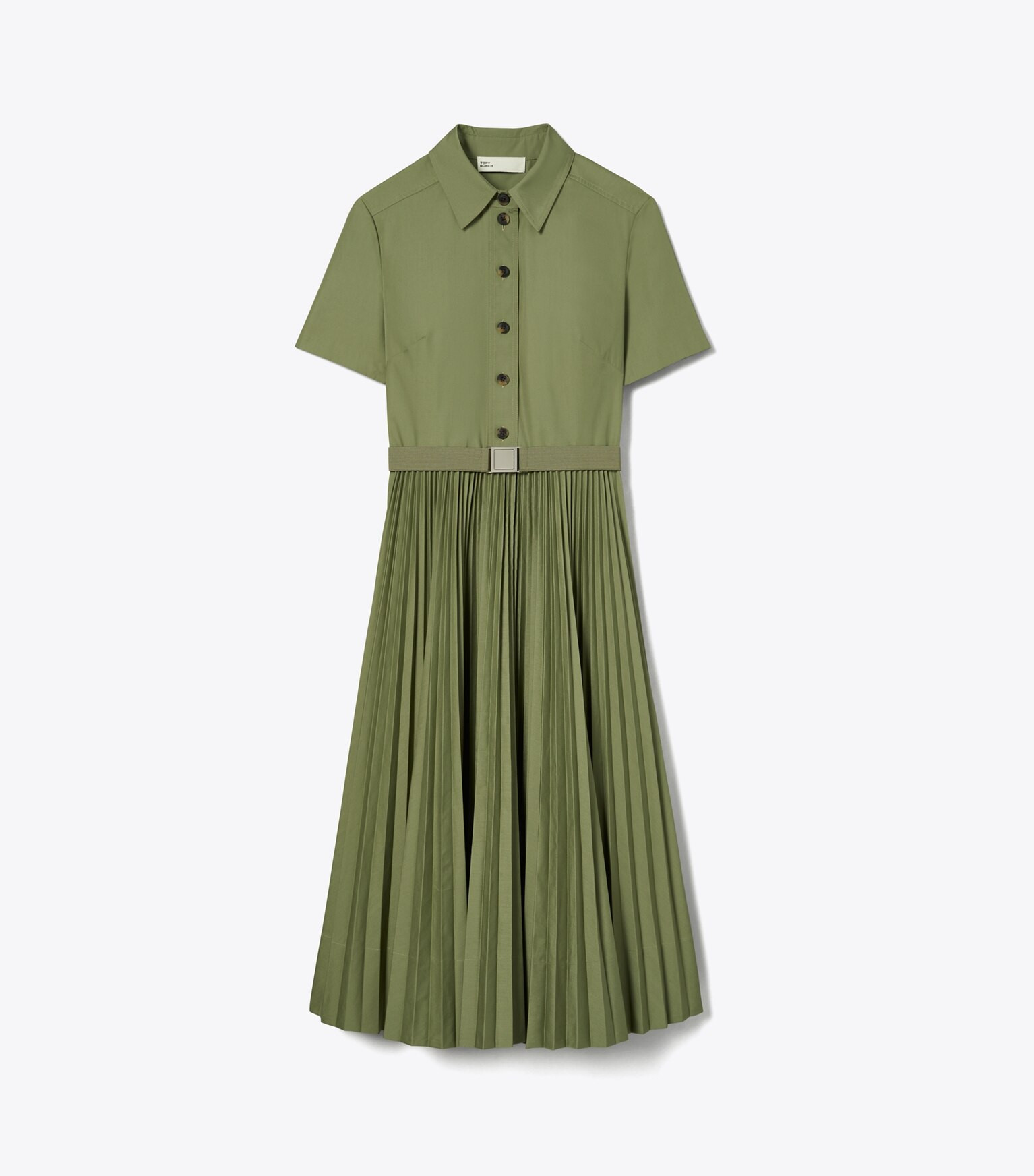 POPLIN PLEATED SHIRTDRESS | Tory Burch (US)