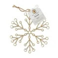 My Texas House Beaded Snowflake Hanging Ornament Decoration, 10 inch | Walmart (US)