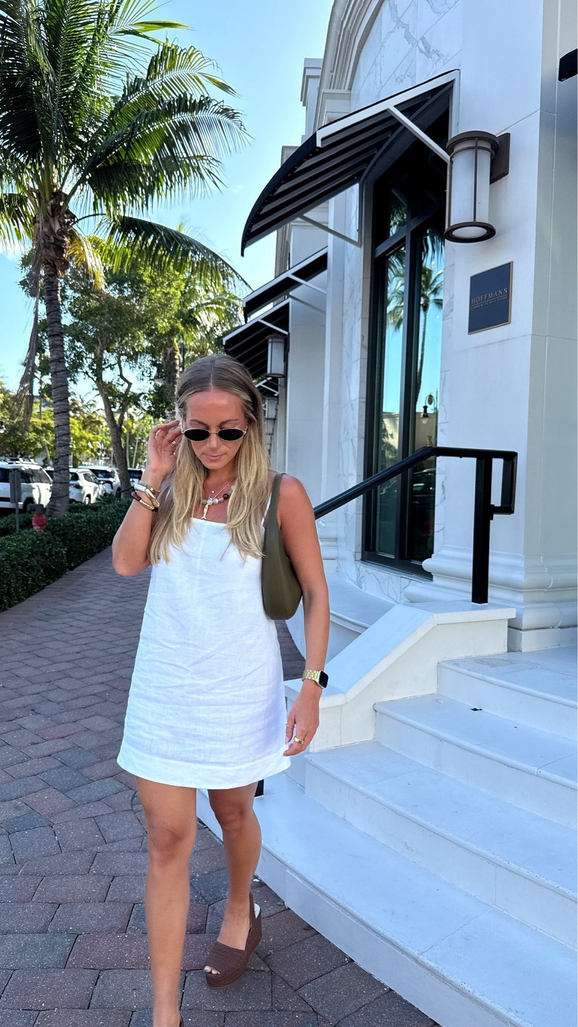 Date night fit 🤍 @Aritzia linen dress, Dolce Vita wedges, and a JW PEI bag! 

Date night outfits, elevated essentials, date night dress, linen dress, summer outfits, resort wear

#LTKootd #LTKSeasonal