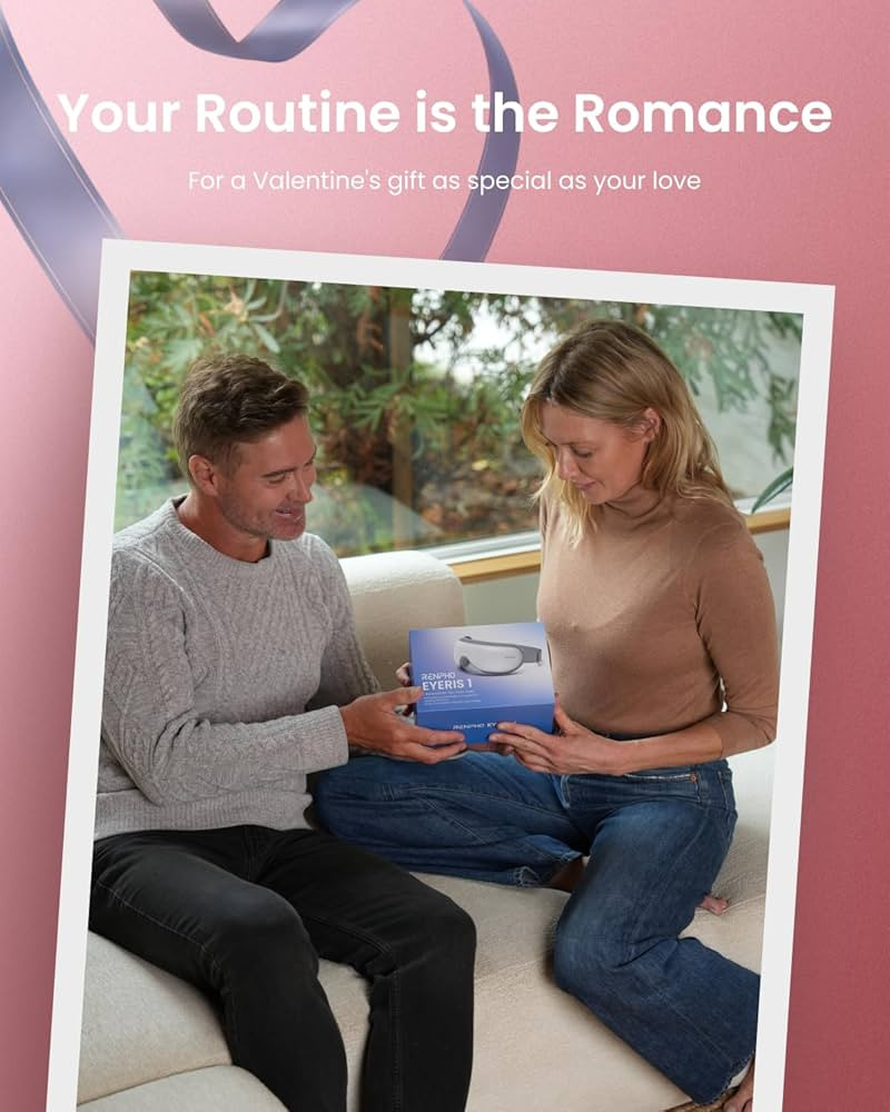 RENPHO Eye Massager with Heat, Valentines Day Gifts for Her Him Birthday Gifts for Women Mom, FSA... | Amazon (US)
