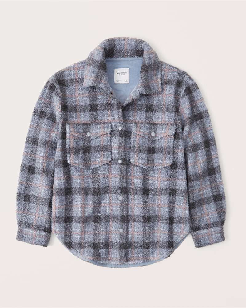 Sherpa Shirt Jacket | Abercrombie & Fitch (US)