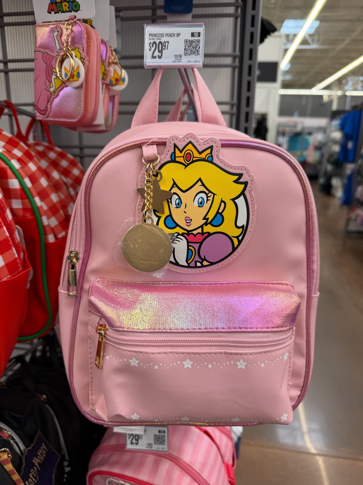 Nintendo Super Mario Princess Peach Women's 11" Mini Backpack, Pink

#LTKSaleAlert #LTKKids #LTKTravel