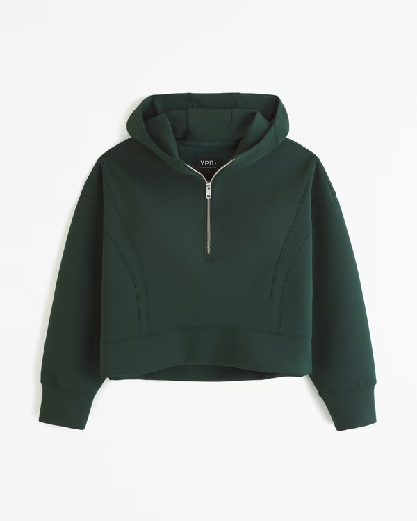 YPB neoKNIT Half-Zip Hoodie | Abercrombie & Fitch (US)