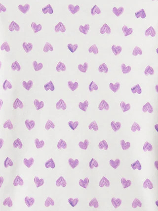 babyGap 100% Organic Cotton Heart PJ Set | Gap Factory
