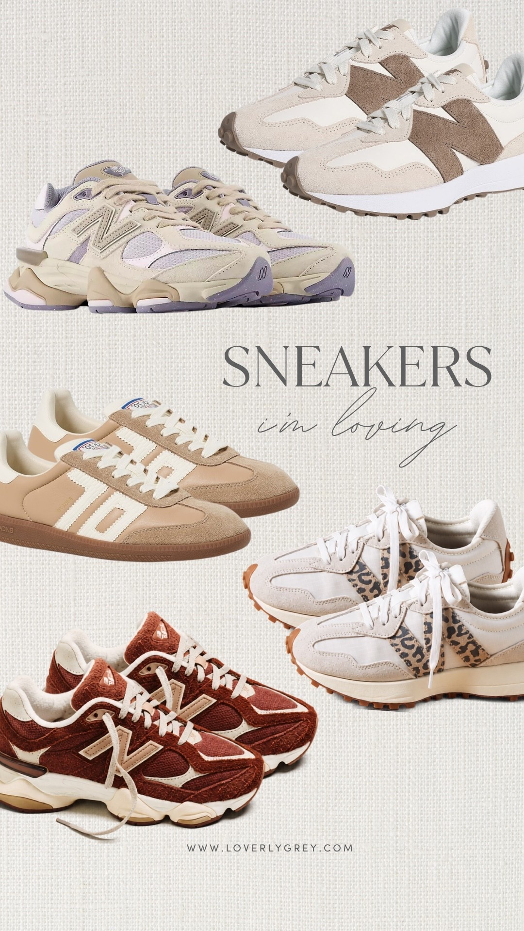 Fall sneakers are bringing all the good neutrals with a little personality mixed in! Cream, taupe, chocolate brown and leopard pairs are so easy to throw on with jeans, leggings, trousers or a casual dress.

#LTKSeasonal #LTKActive