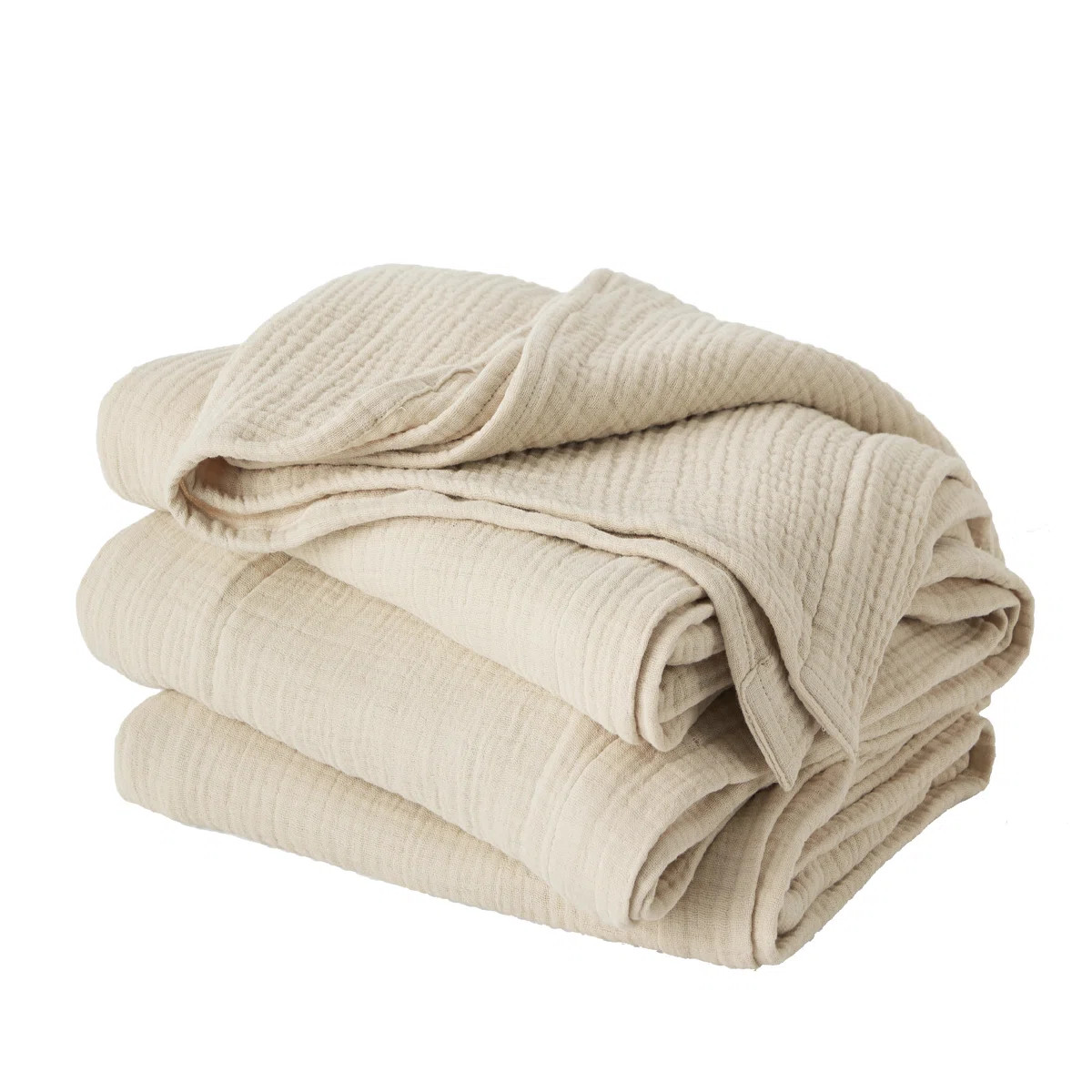 Bedsure 200gsm 100% Cotton Lightweight Muslin Blanket GentleSoft™️for Spring & Summer | Wayfair North America