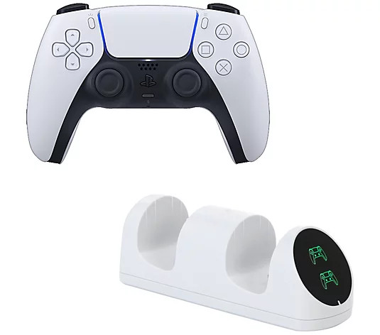 PS5 DualSense Controller w/ Charging Dock - QVC.com | QVC