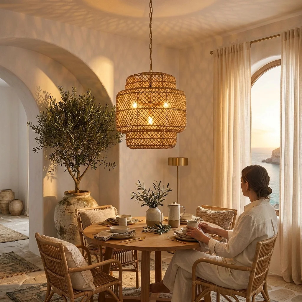 Elevate your home with the warm, rustic charm of this beautiful 3-tier pendant light. Meticulousl... | Wayfair North America