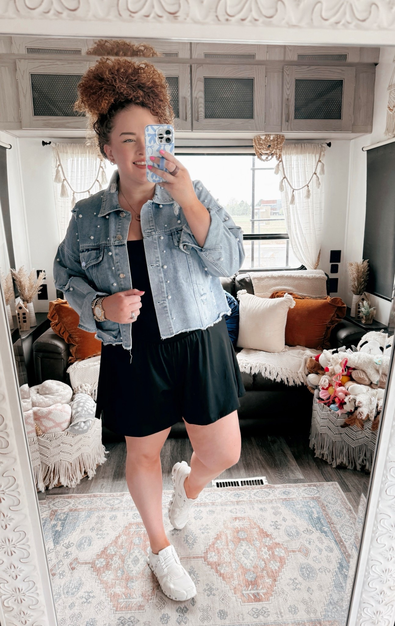 This athletic romper was made for days on the go 🙌🏻So comfortable too!🖤 black romper | amazon black romper | athletic romper | amazon athletic romper | summer romper | casual romper | athletic outfit | amazon lululemon dupe | amazon lululemon romper dupe | on cloud tennis shoes | white on cloud tennis shoes | Amazon athletic outfit | amazon athletic finds | amazon outfit | amazon gym | amazon finds | amazon must haves | amazon spring outfit | amazon spring fashion | amazon spring look | pearl denim jacket | denim jacket with pearls | amazon denim jacket 

#LTKSummerEdit #LTKSaleAlert #LTKMidsize