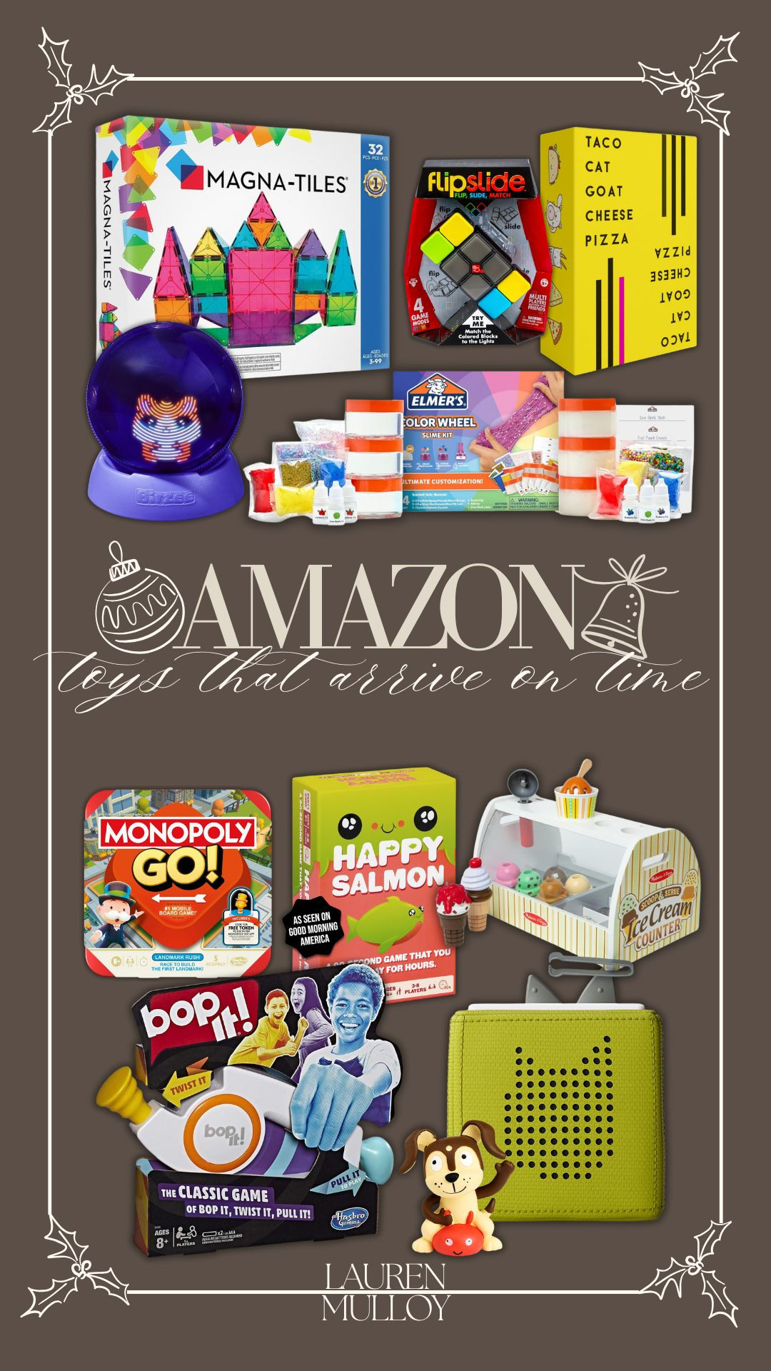 Toys that arrive on time from Amazon!!

gifts for kids, finds under 50, finds under 100, gifts for her, gifts for him, games, christmas gift, video games, watchnow, sale alert, lauren mulloy 

 #LTKGiftGuide #LTKHoliday #LTKFindsUnder100