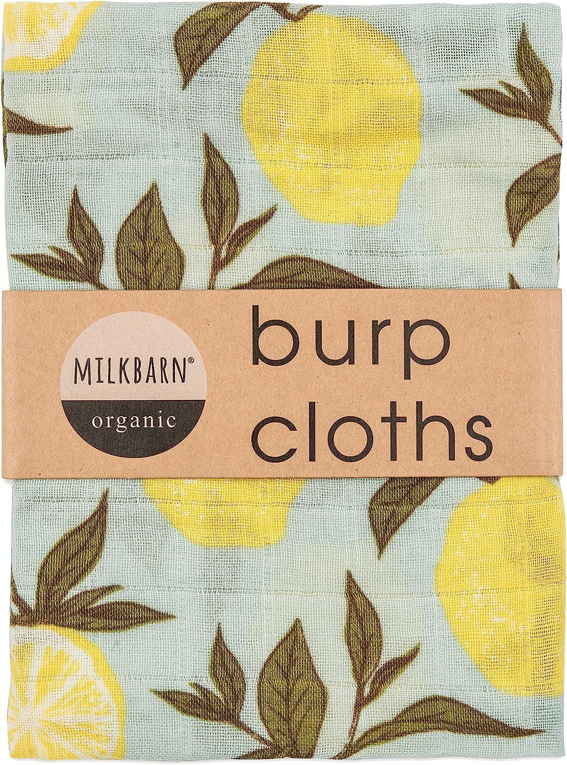 Milkbarn Organic Cotton Burp Cloths (2 pack) | Amazon (US)