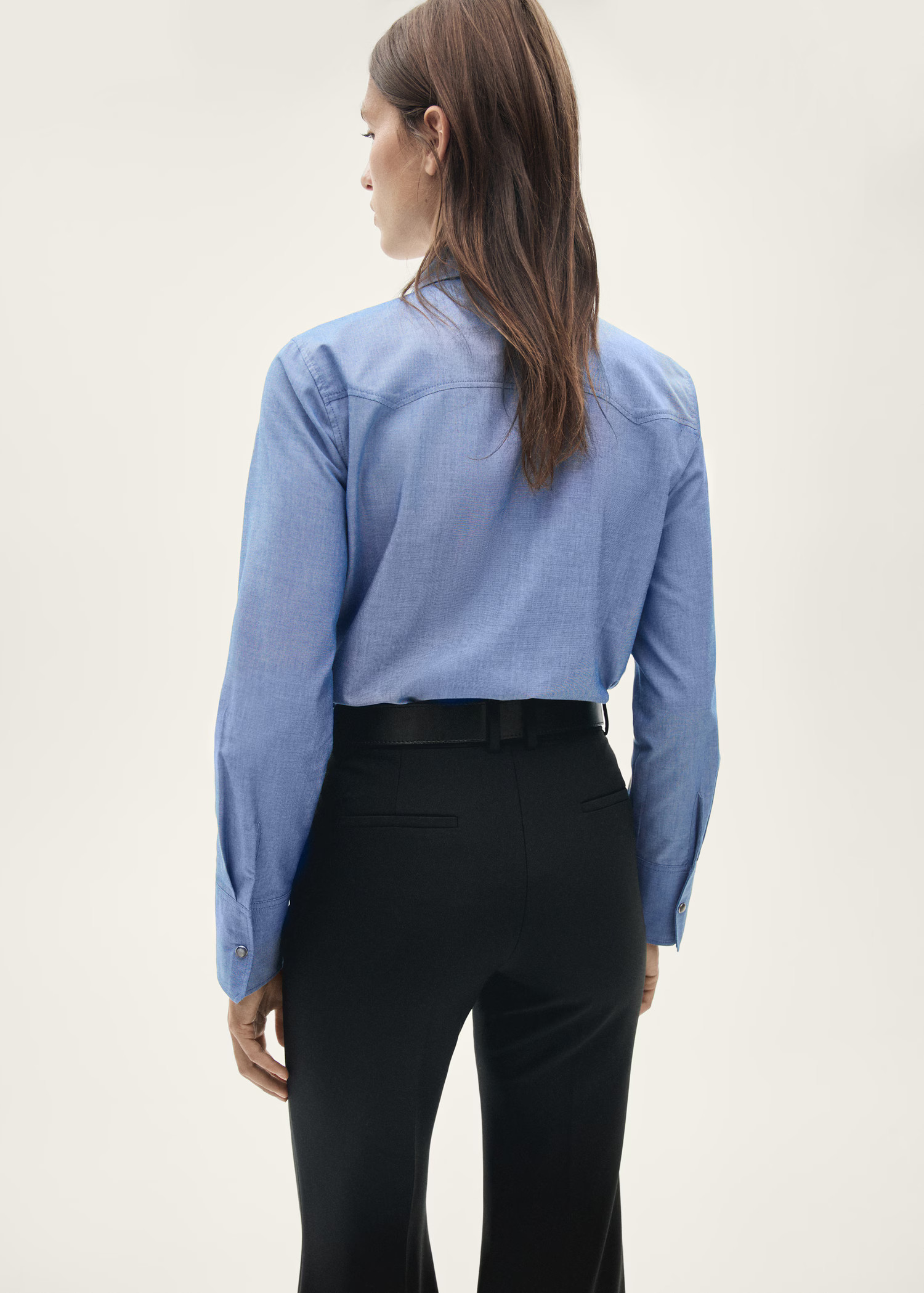 Slim-fit linen polo shirt | Mango (US/MX/AU)