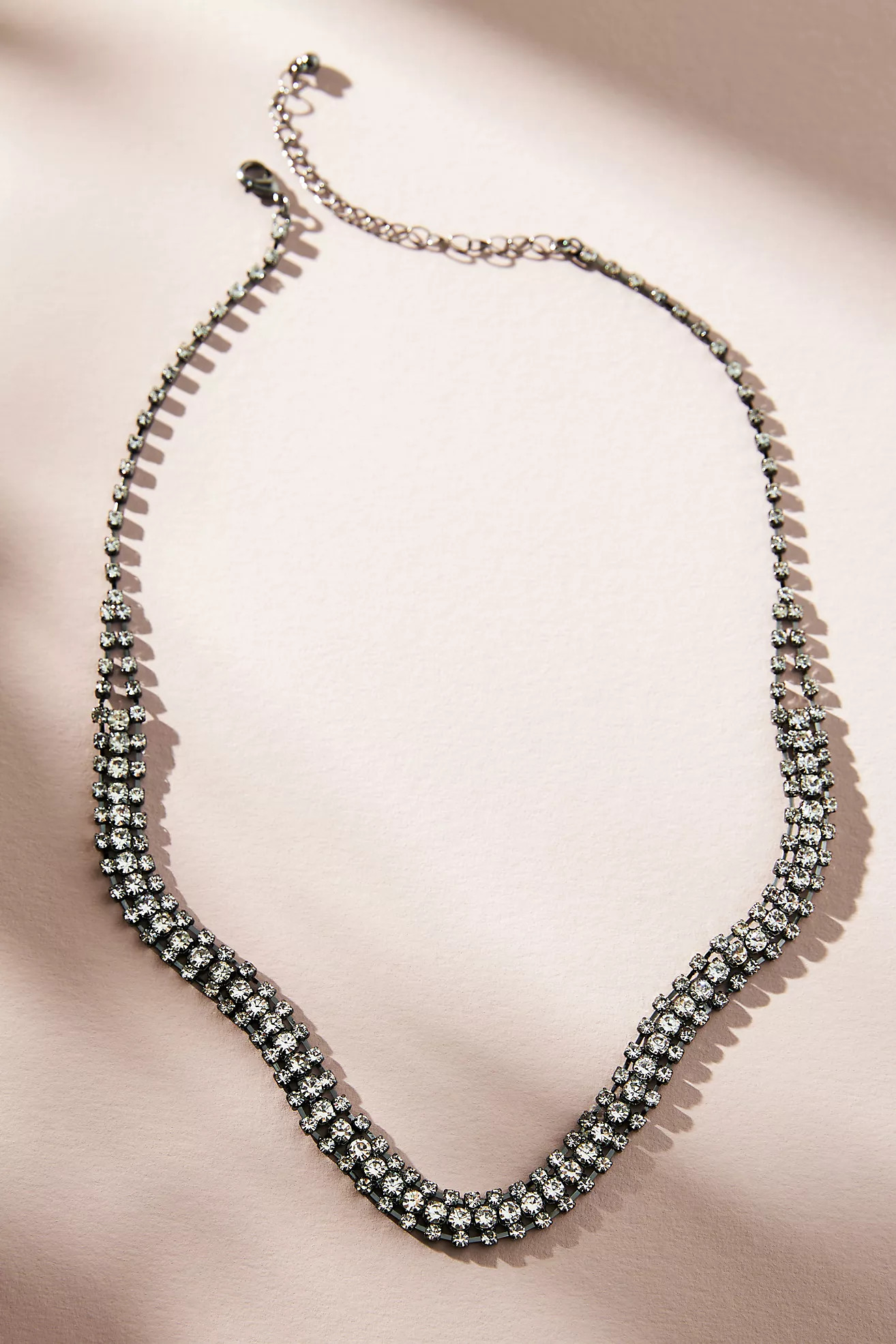 Squiggle Crystal Collar Necklace | Anthropologie (US)