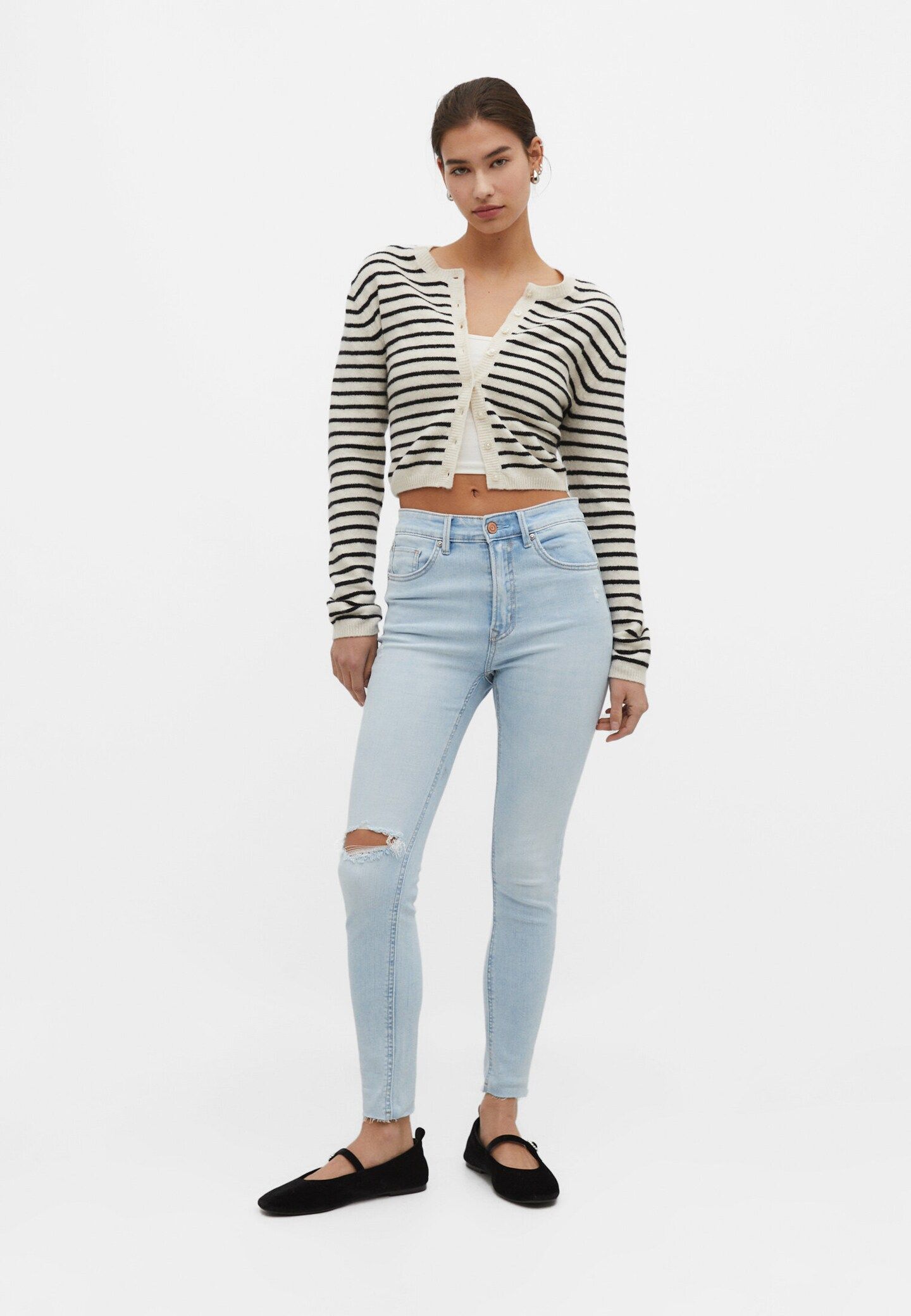 1400 Regular-Waist-Jeans im Skinny-Fit - Mode für Damen | Stradivarius Deutschland | Stradivarius DE