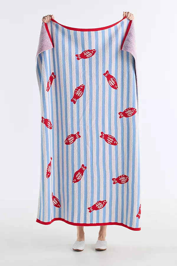 Sonnie Cotton Knit Throw Blanket | Anthropologie (US)