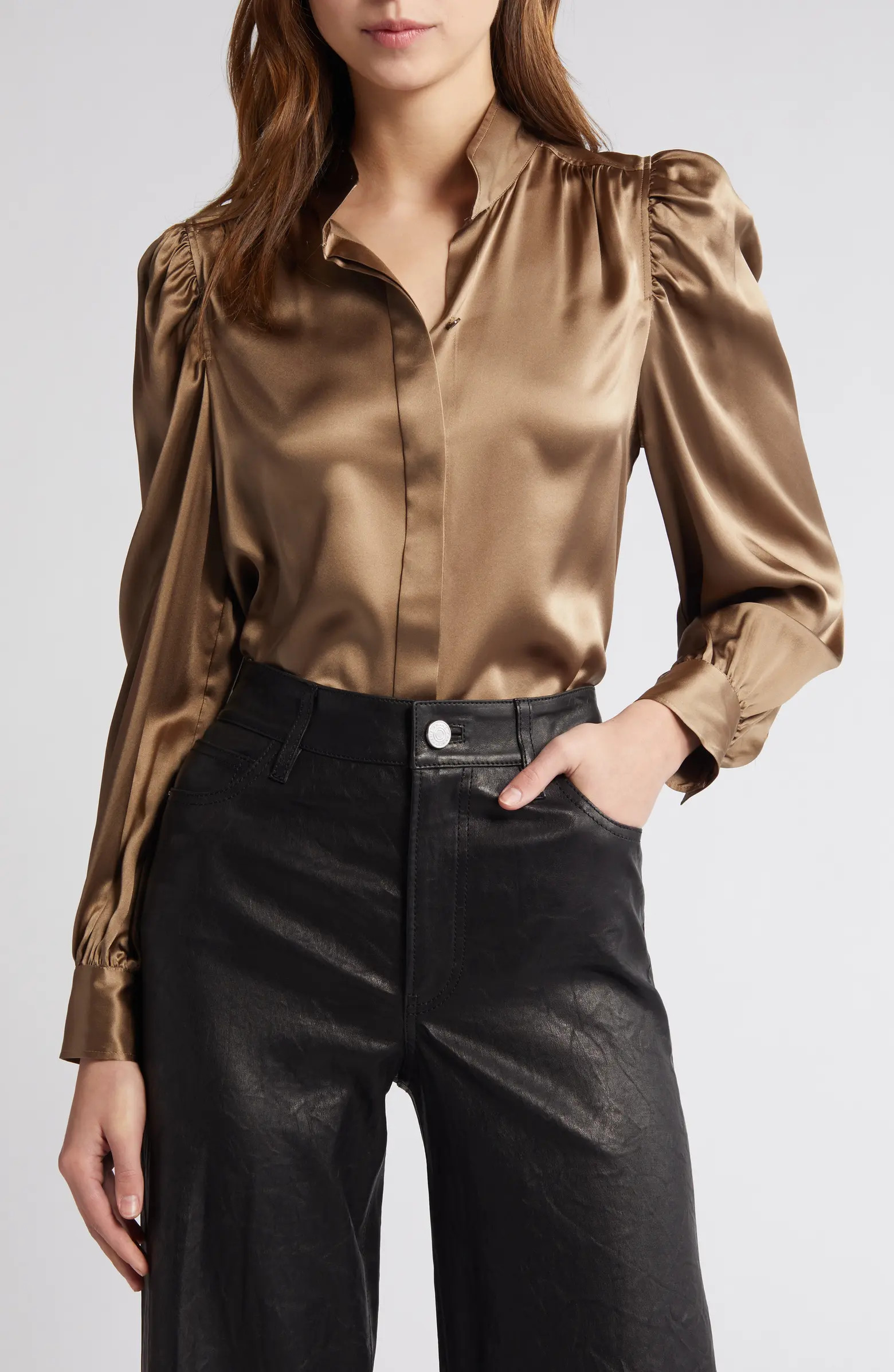 Gillian Silk Top | Nordstrom