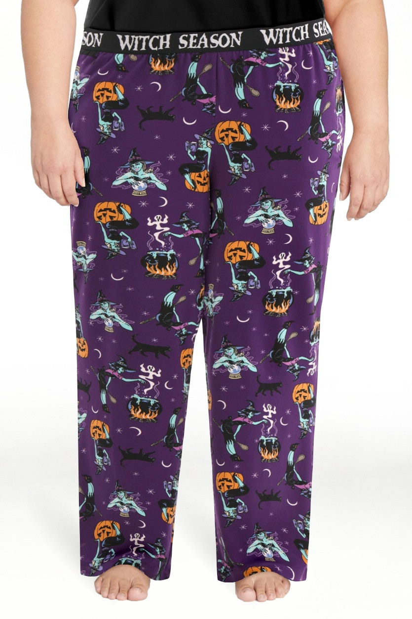 Halloween Women’s Printed Sleep Pants from Way to Celebrate, Sizes XS-3X | Walmart (US)