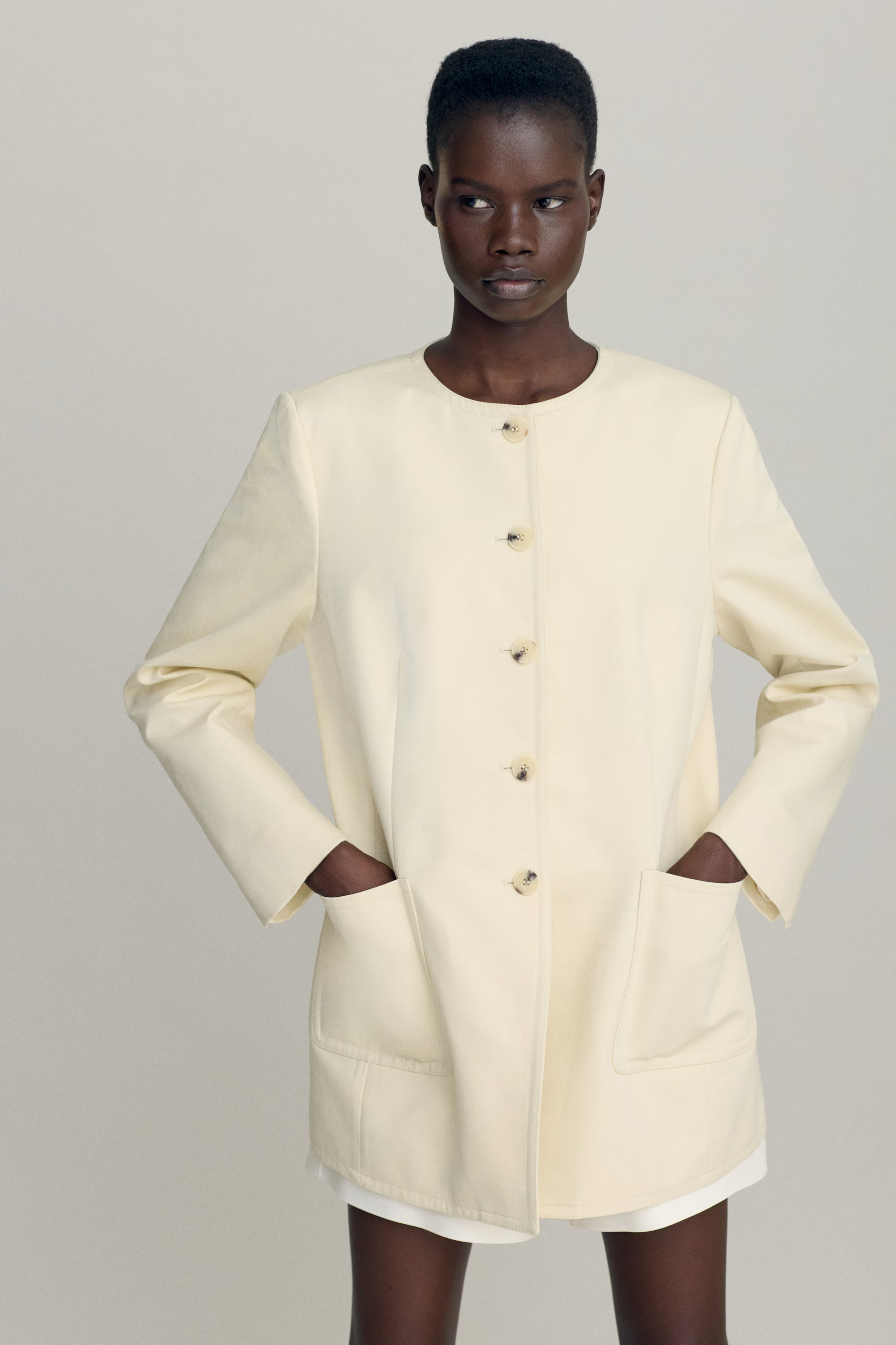 Fitted jacket | H&M (UK, MY, IN, SG, PH, TW, HK)