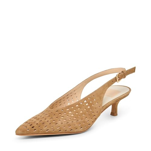 Amazon.com | Dolce Vita Women's Alenna Perf Pump, Camel, 10 | Heeled Sandals | Amazon (US)