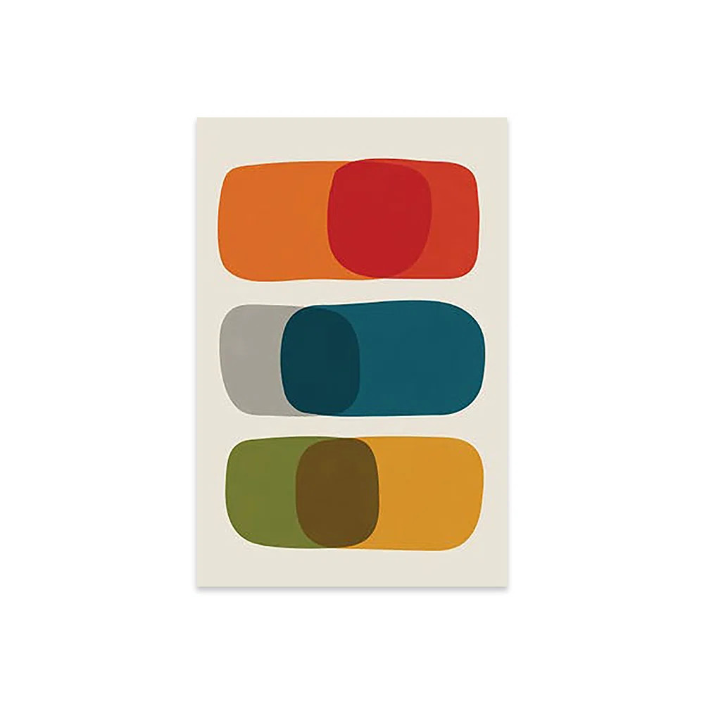 " Colorful Mid-Century Modern Bold II " by EmcDesignLab | Wayfair North America