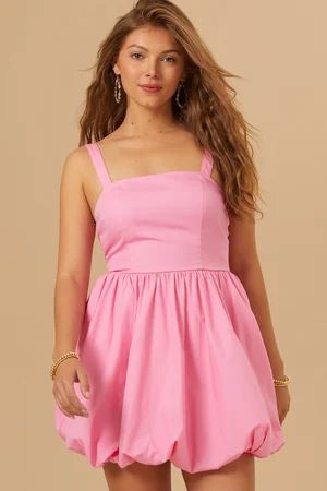 Taylor Bubble Dress in Pink | Altar'd State | Altar'd State