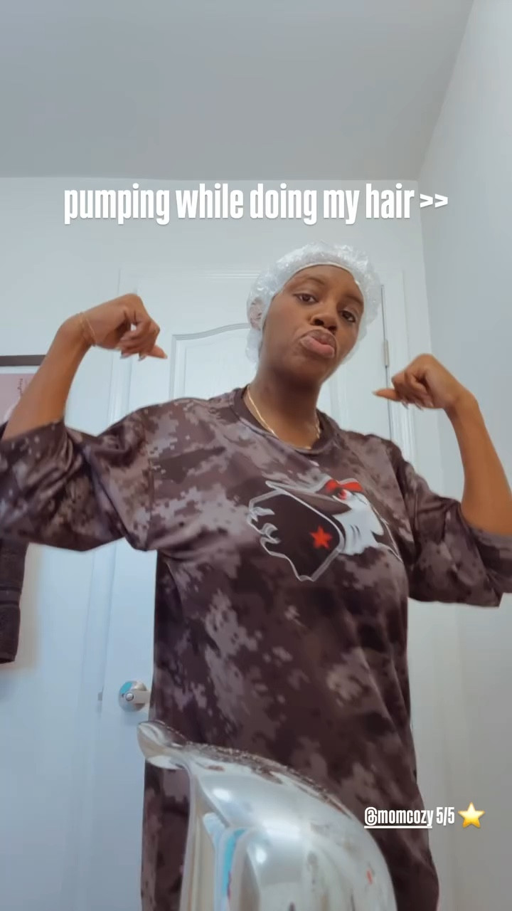 The beautiful art of hands free pumping. The Momcozy hands free breast pump makes me actually look forward to pumping time lol. I love being able to multitask!

#LTKBaby #LTKGiftGuide #LTKFamily