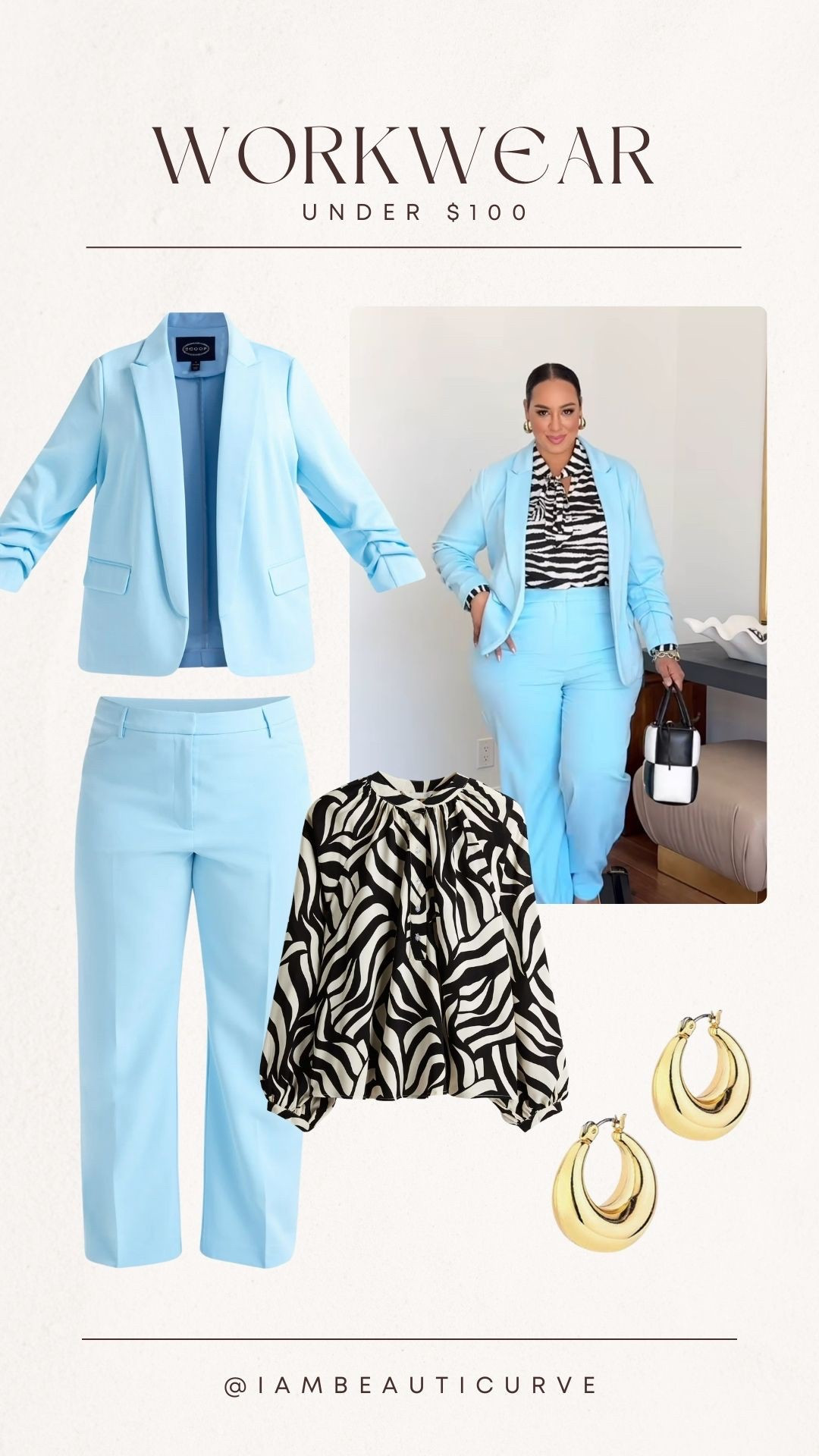 For my bold gals in the office 🩵

#LTKPlusSize #LTKWorkwear #LTKStyleTip