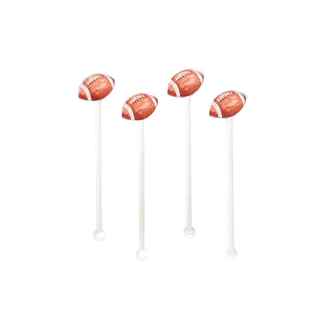 Football Stir Sticks | Pink Antlers