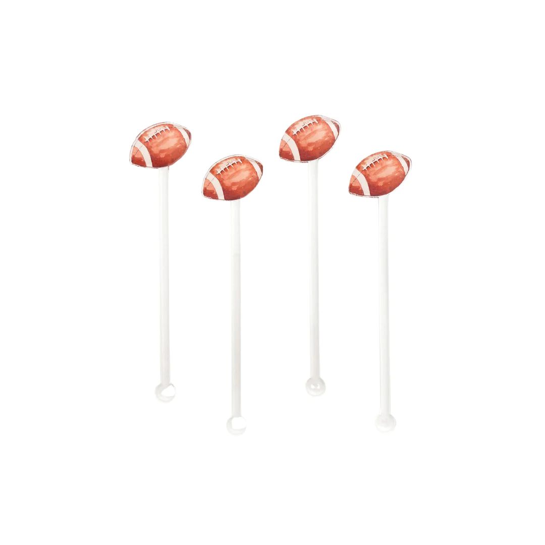 Football Stir Sticks | Pink Antlers