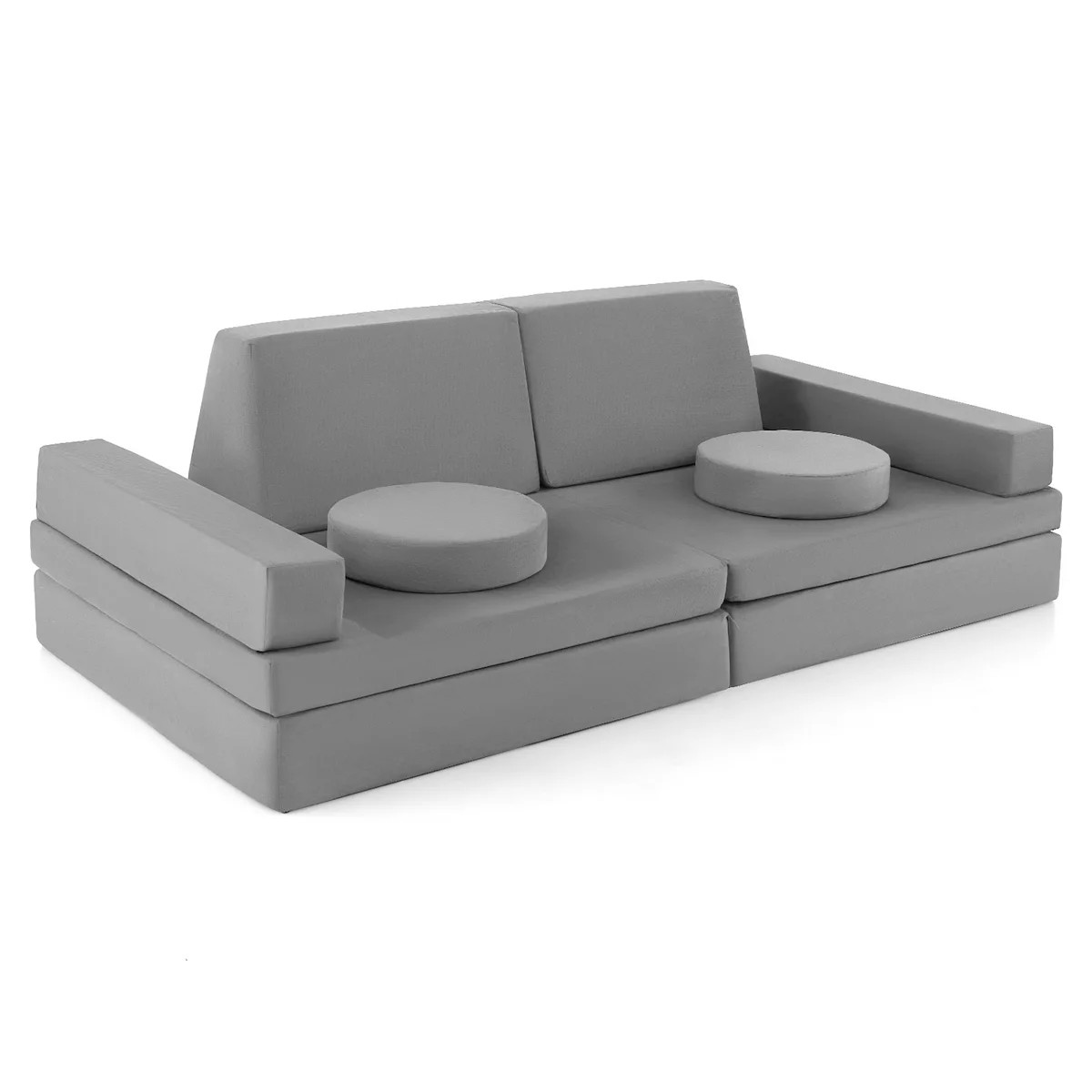 10-piece Kids Play Couch Sofa With Portable Handle | Kohl's