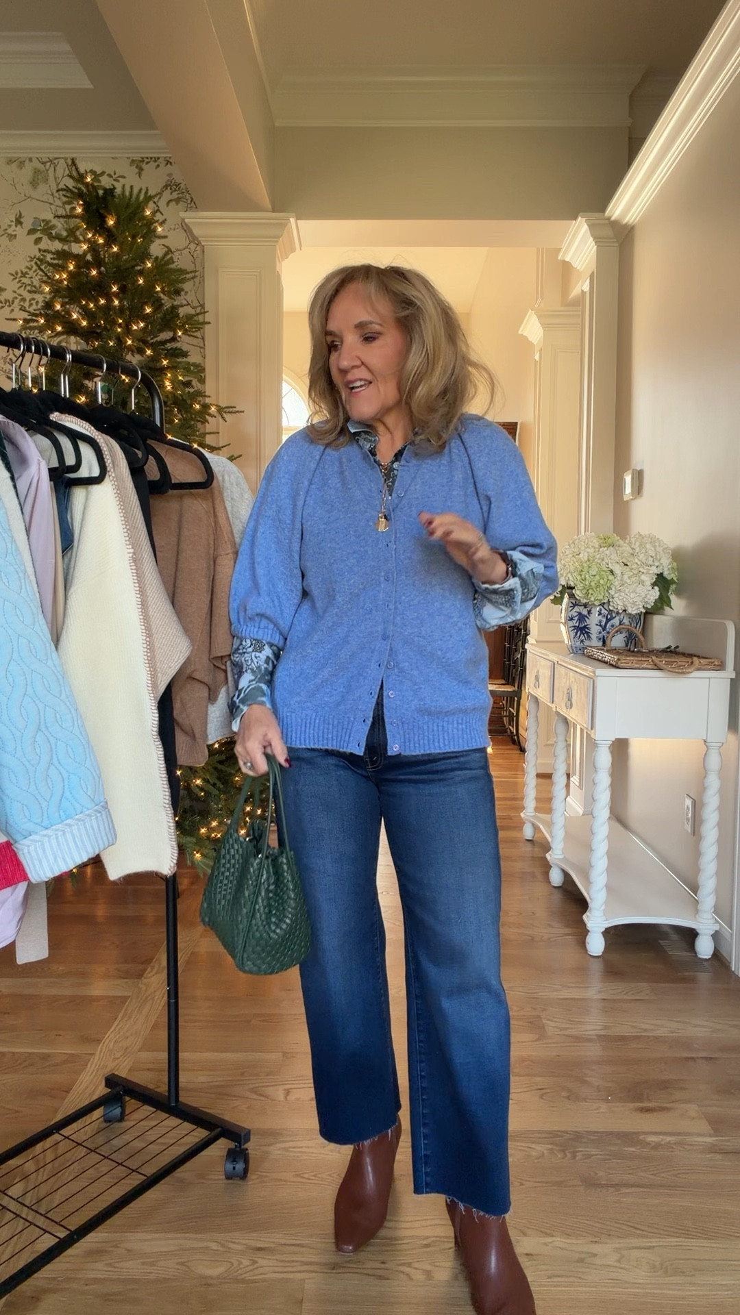 @anthropologie 30% off code NANETTE30 Mother straight leg jeans. I cut about 1 1/2 inches off the bottom side 29 
Floral blouse size medium 
Sweater size medium 
Boots size up 1/2 


#LTKSaleAlert #LTKCyberWeek #LTKOver40

#LTKSaleAlert #LTKOver40 #LTKCyberWeek