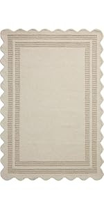 Loloi Chris Loves Julia Scottie Collection SCO-01 Ivory/Grey 2'-3" x 3'-9", .87" Pile Height, Run... | Amazon (US)