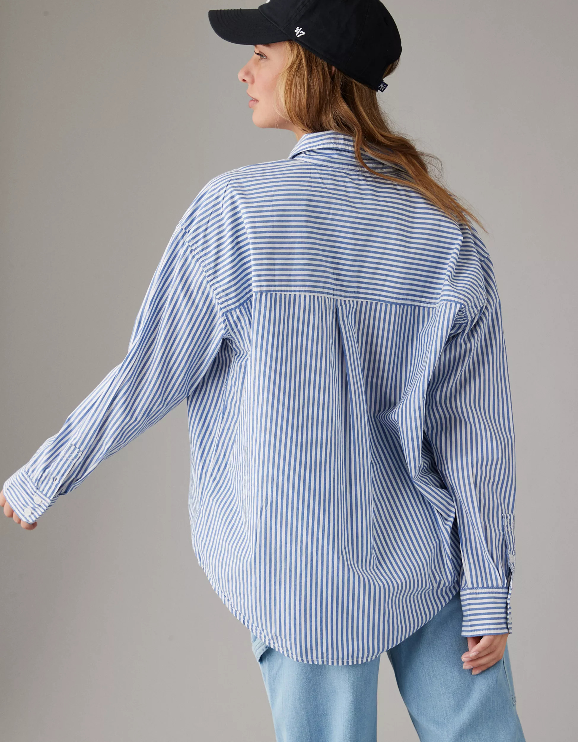AE Perfect Button-Up Shirt | American Eagle Outfitters (US & CA)