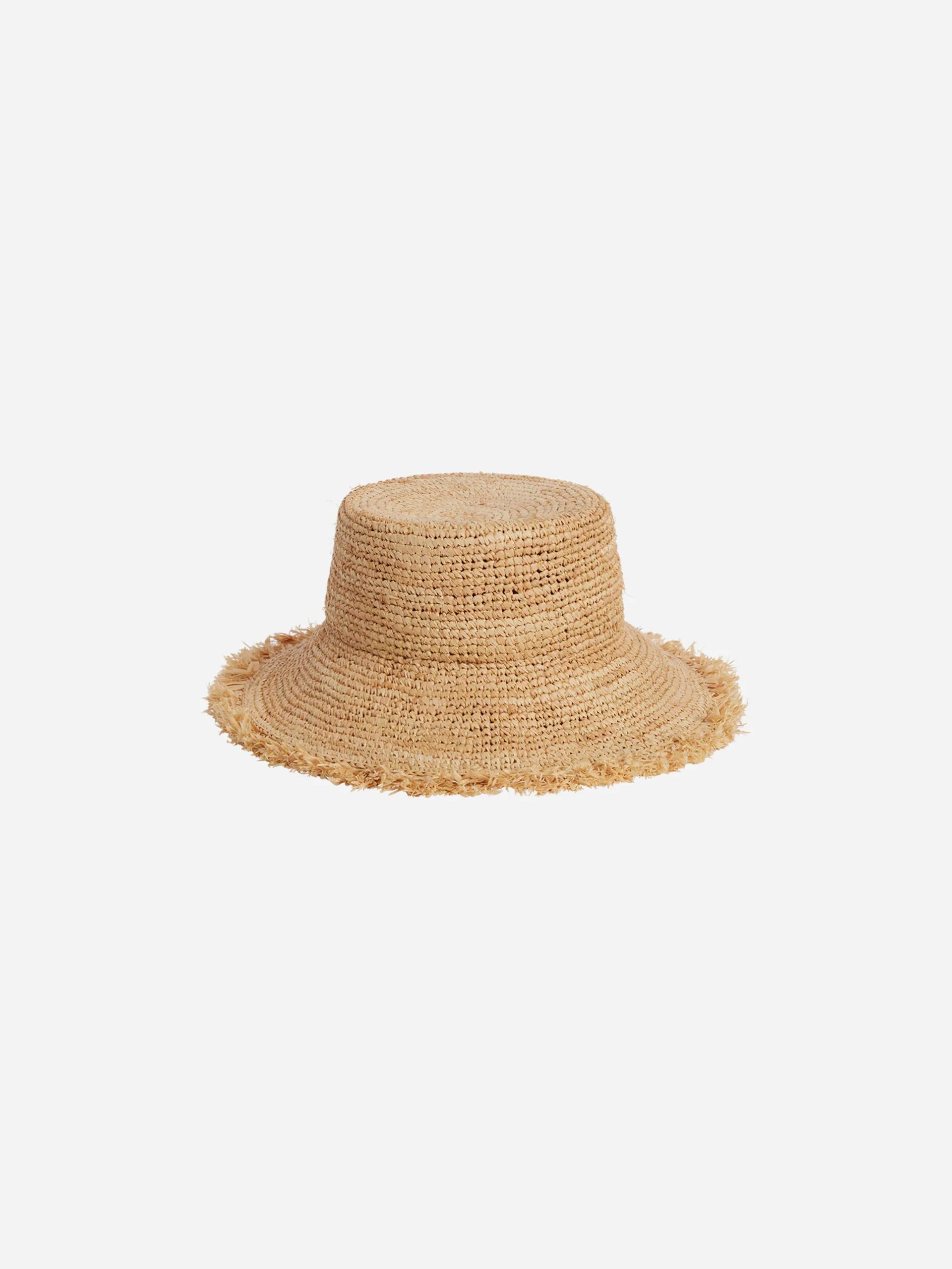 Straw Bucket Hat || Straw | Rylee + Cru