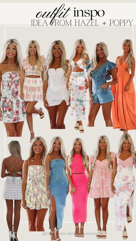 Spring new arrivals from hazel + poppy ✨☁️🌸🌼🍃

Cute vacation outfits, spring outfits, spring dresses, summer dresses, vacation, what to pack to the beach, wedding guest dress 

#LTKstyletip #LTKSeasonal #LTKwedding