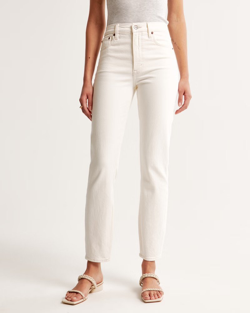 High Rise Mom Jean | Abercrombie & Fitch (US)