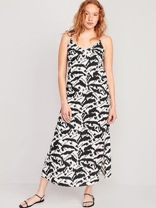 Tie-Back Maxi Slip Dress for Women | Old Navy (US)