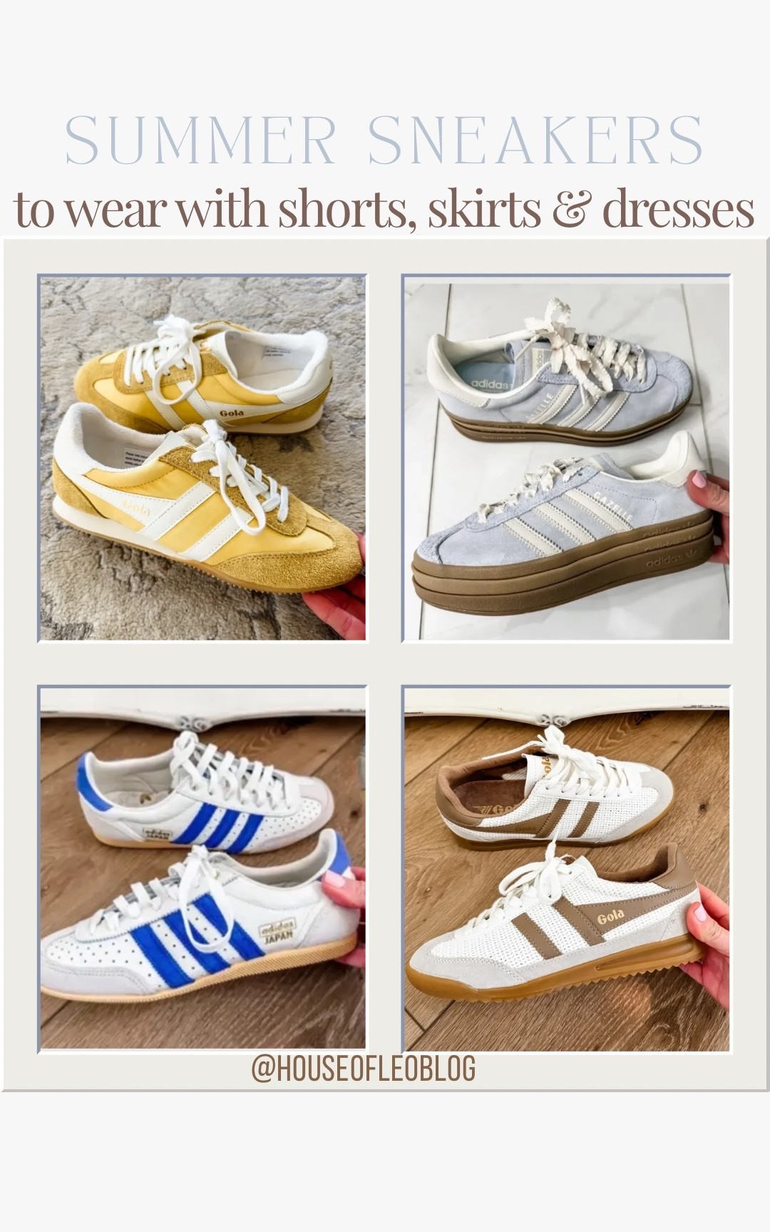Summer sneakers. Adidas size down half. Gola tts

#LTKSaleAlert