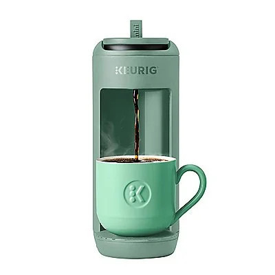 Keurig® K-Mini Mate® Automatic Single Serve K-Cup® Pod Coffee Maker - Glamping Green; Small & Colorful Coffee Maker, Travel Mug Friendly, Makes 12 Oz. | Walmart (US)
