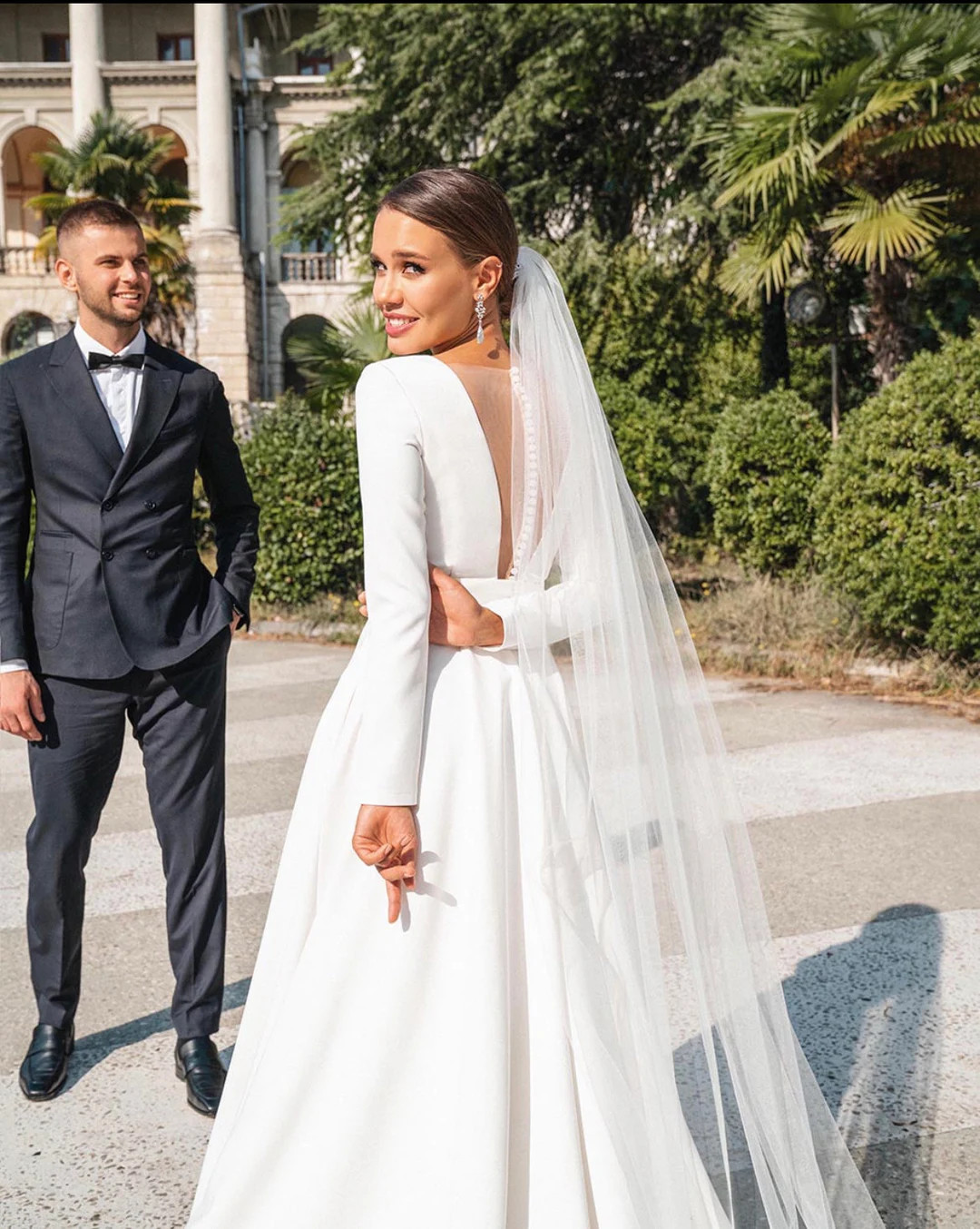 Simple Wedding Veil, Cathedral Veil, Sheer Veil, Bridal Veil, Plain Veil, Ivory Veil, Classic Vei... | Etsy (US)