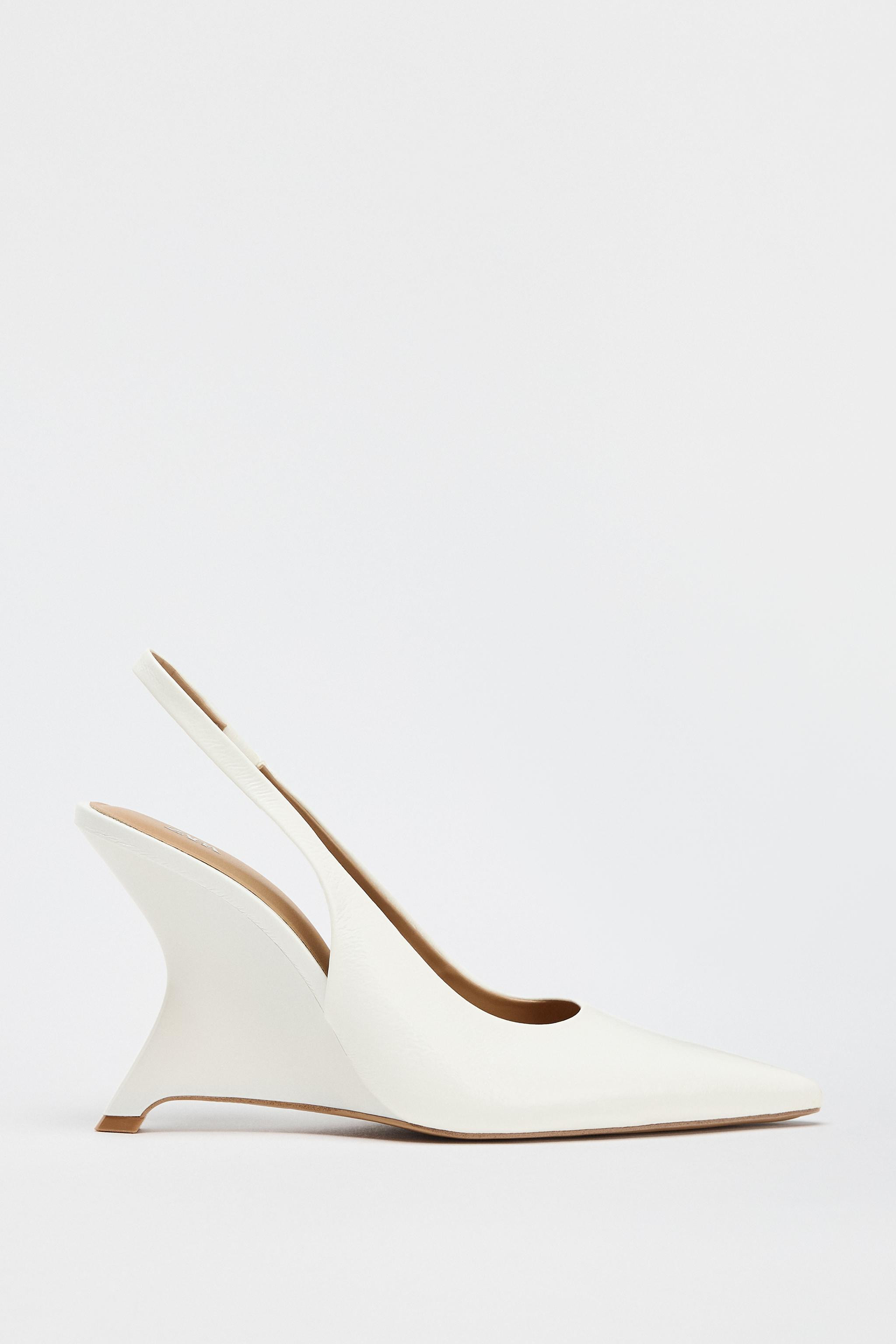 ASYMMETRIC HEEL SHOES | Zara UK