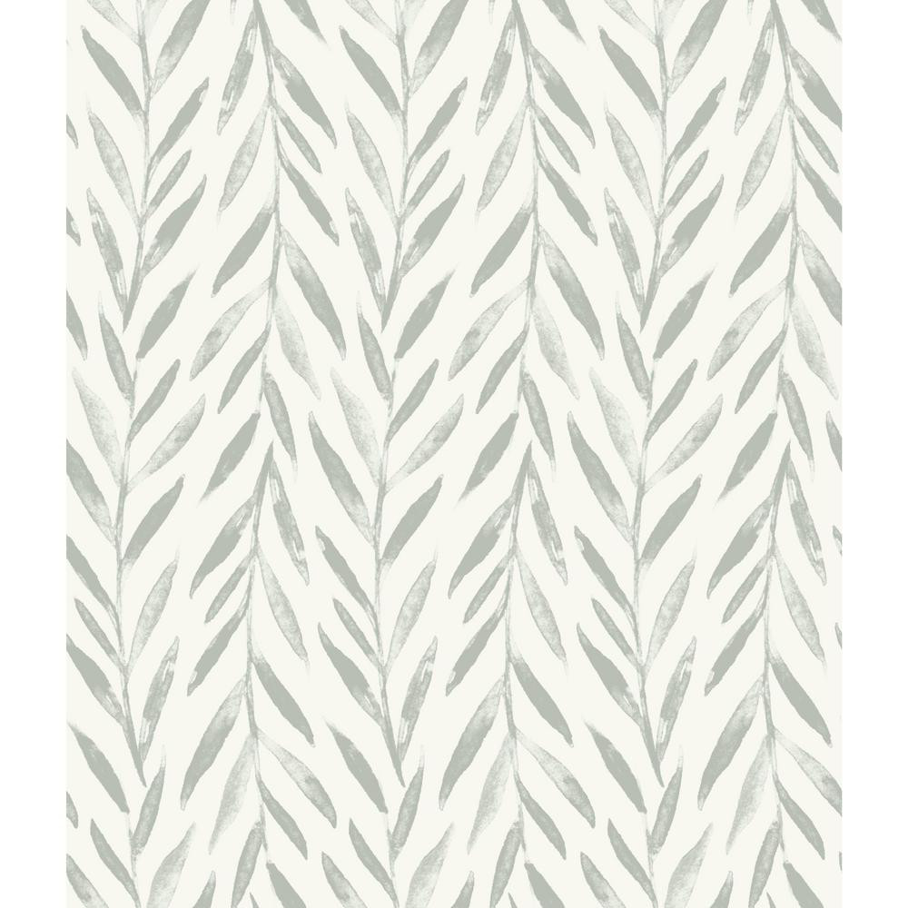 Magnolia Home by Joanna Gaines Willow Grey Paper Peel & Stick Repositionable Wallpaper Roll (Cove... | The Home Depot