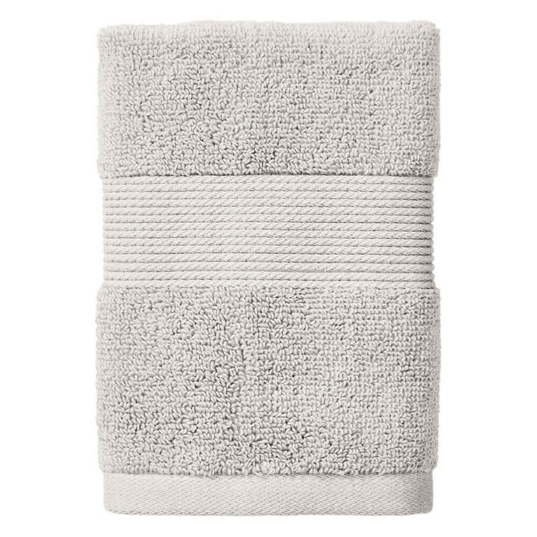 Better Homes & Gardens Signature Soft Solid Washcloth, Soft Silver | Walmart (US)