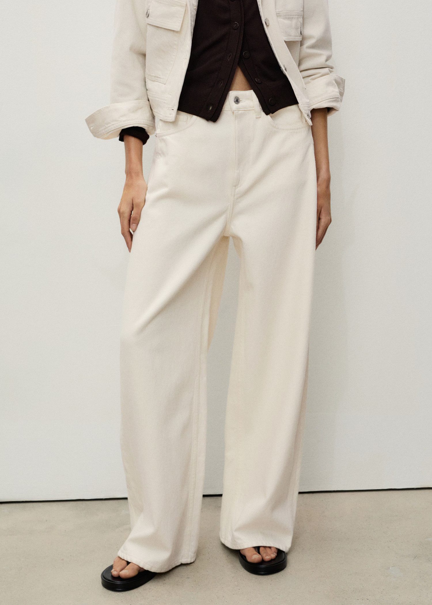 Balloon-Jeans mit hoher Bundhöhe - Damen | MANGO Deutschland | Mango EU