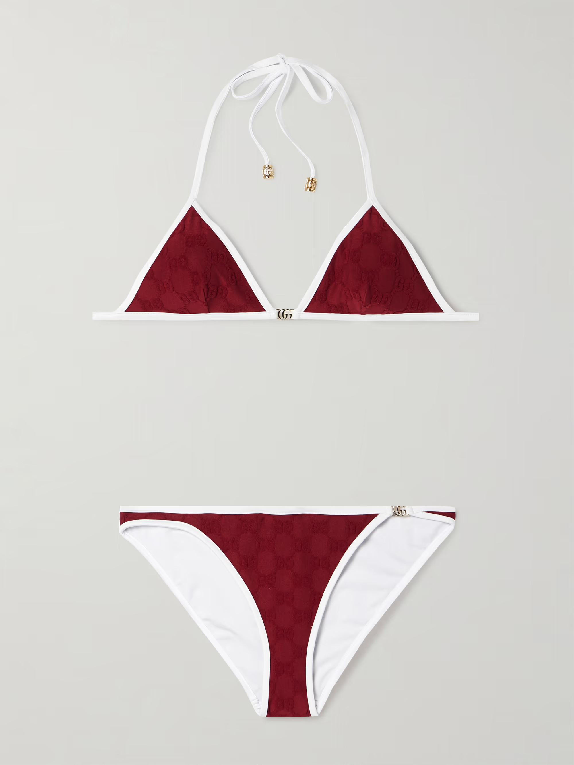 Embellished flocked bikini | NET-A-PORTER (US)