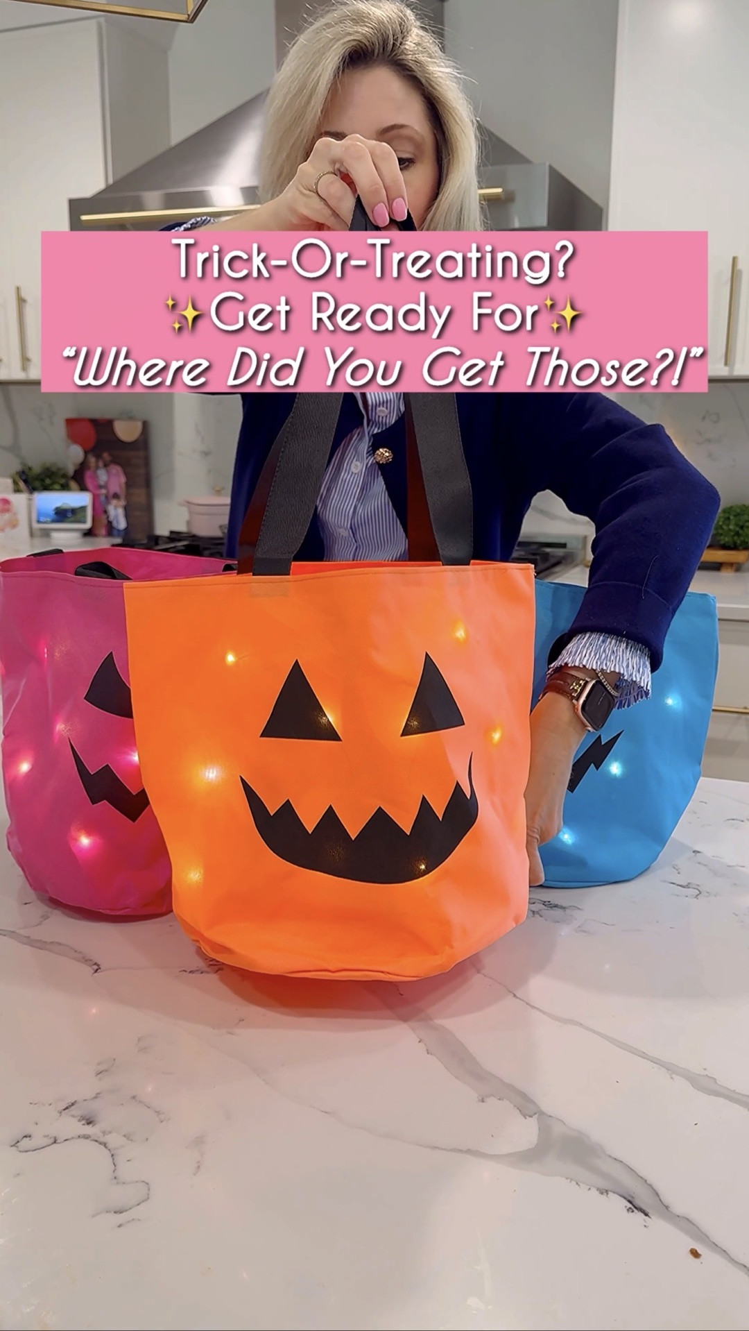 One of those purchases I'm so glad we made 🎃
These light-up trick-or-treat buckets were a huge hit last year. Parents stopped us to ask where we got them, the kids loved carrying them, and they're already excited to use them again this year.
They hold a ton of candy, light up after dark, and are much better quality than others we've tried. Such a fun Halloween find for families with little ones.

#LTKSeasonal #LTKHome #LTKSaleAlert