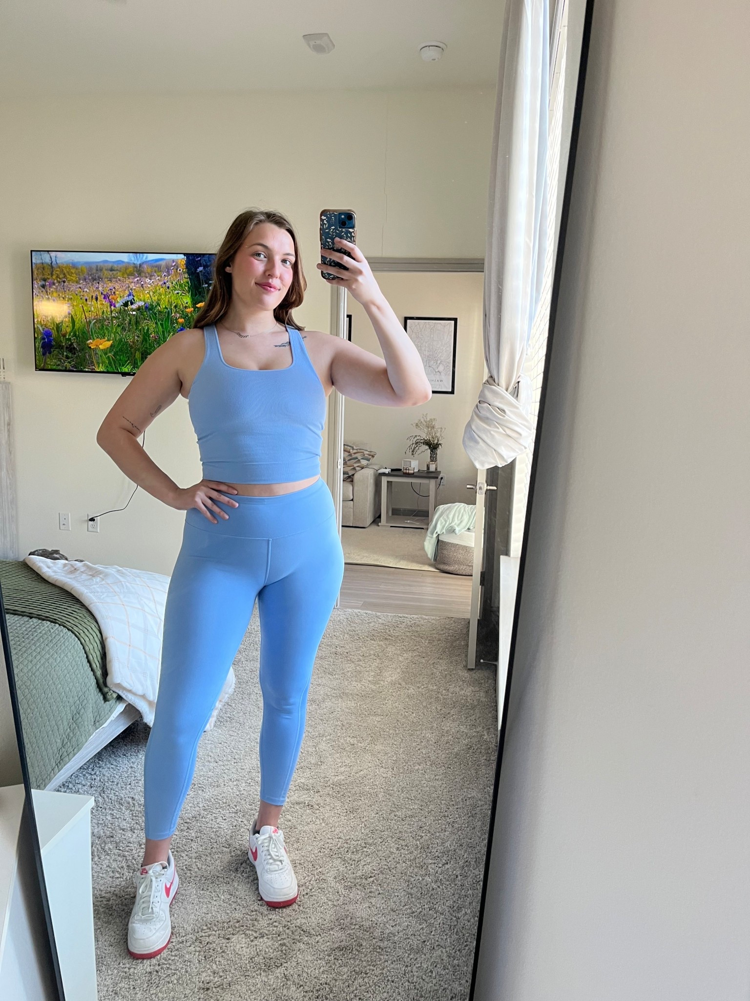 Blue workout set

Spring activewear set

#tallgirl #tallgirlstyle #tallgirlfashion #dallas #dfw #dallasinfluencer #springoutfit #springfashion #easyoutfit #size8 #midsizefashion #midsizeoutfit #curvyfashion #curvystyle #outfitinspiration #ootd #outfitinspo #grwm #springstyle #midsizestyle #outfitideas #activewear #gymoutfit #matchingset #fashion #workoutclothes #aerie #aeriereal #summeroutfit #summerstyle

#LTKMidsize #LTKStyleTip #LTKActive