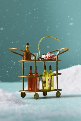 Bar Cart Ornament | Anthropologie (US)